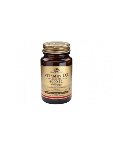 SOLGAR VITAMIN D-3 4000 IU 100μg 60veg.caps