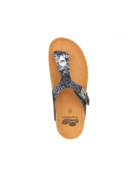 SCHOLL ANATOMIC FLIP FLOP GLAM SS1 PEWTER F274061047