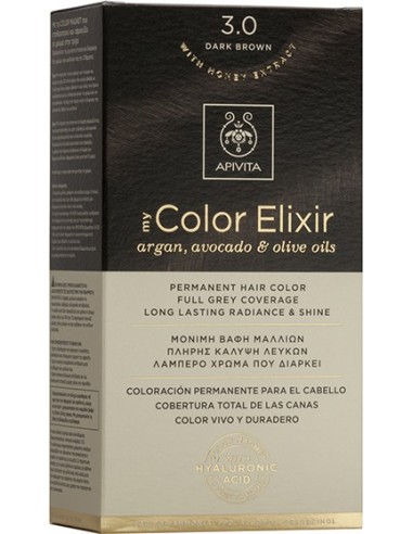 APIVITA MY COLOR ELIXIR 3.0 ΚΑΣΤΑΝΟ ΣΚΟΥΡΟ 50ml + 75ml + 15ml