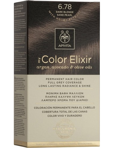 APIVITA MY COLOR ELIXIR 6.78 ΞΑΝΘΟ ΣΚΟΥΡΟ ΜΠΕΖ ΠΕΡΛΕ 50ml + 75ml + 15ml