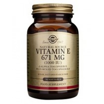 SOLGAR VITAMIN E 671mg (100 iu) 100 softgels