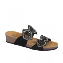 SCHOLL CAMILLA πέδιλο χρώμα μαύρο F278231004 