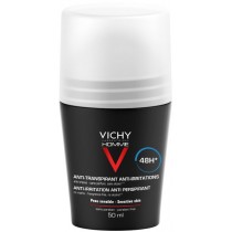 VICHY HOMME ANTI-TRANSPIRANT ROLL-ON 48H για ευαίσθητες επιδερμίδες 50ml