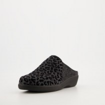 BERKEMANN GLINDA 05057-663 ANATOMIC SLIPPER GREY/LEOPARD