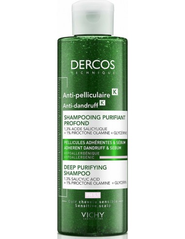 VICHY DERCOS ANTI-DANDRUFFK PURIFYING SHAMPOO 250ml