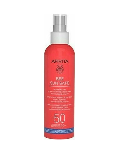 APIVITA BEE SUN SAFE HYDRA MELTING ULTRA-LIGHT FACE & BODY SPRAY SPF30 200ml