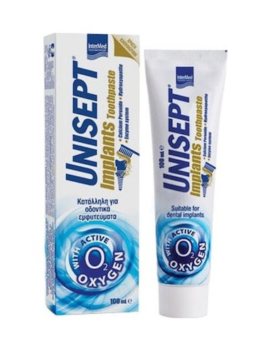 UNISEPT iMPLANTS TOOTHPASTE...