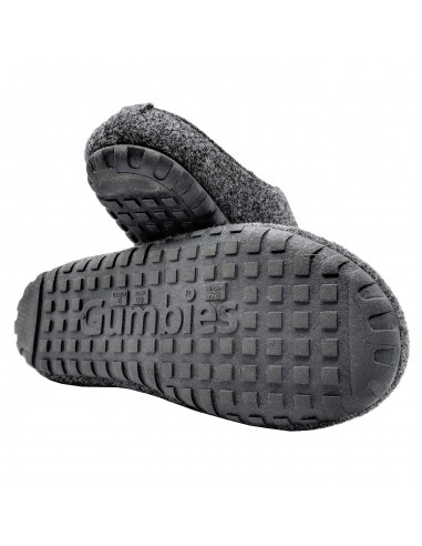 GUMBIES OUTBACK SLIPPERS CHARCOAL/RED