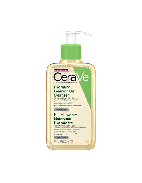 CERAVE HYDRATING FOAMING OIL CLEANSER 8oz/236ml
