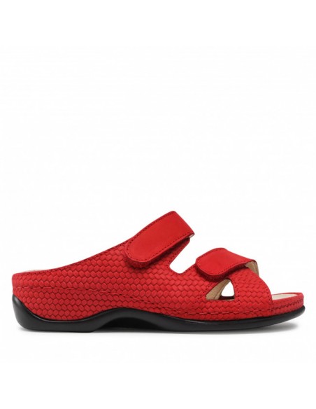 BERKEMANN FELIA 01023-233 ANATOMIC SLIPPER COLOUR RED