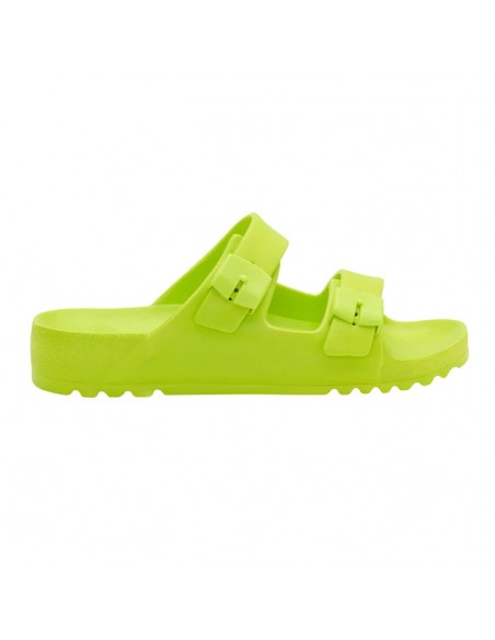 SCHOLL ANATOMIC MULE BAHIA LIME GREEN