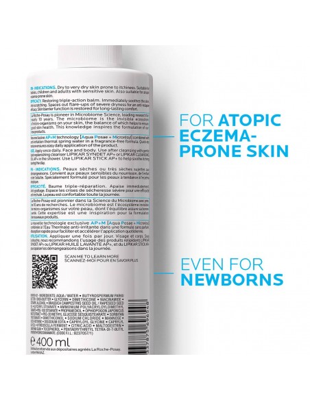 LA ROCHE LIPIKAR BAUME AP+M 400ml