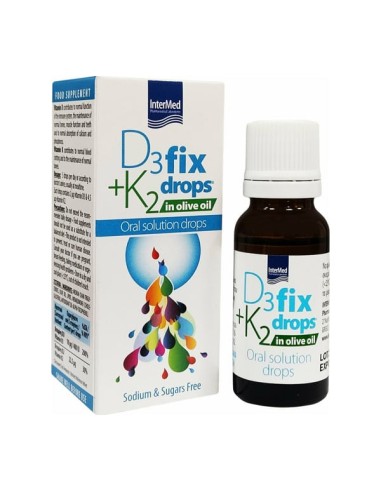 INTERMED D3 FIX DROPS + K2 [BTXFLX12ML]