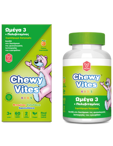 CHEWY VITES  OMEGA 3+MULTIVITAMINES -...