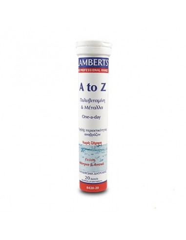 LAMBERTS A-Z MULTIVITAMINS & MINERALS 20eff. tabs