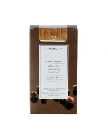 KORRES ARGAN OIL ADVANCED COLORANT 7.7 MOCHA 50ml