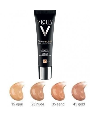 VICHY DERMABLEND 3D CORRECTION OIL FREE SPF25 No15 30ml