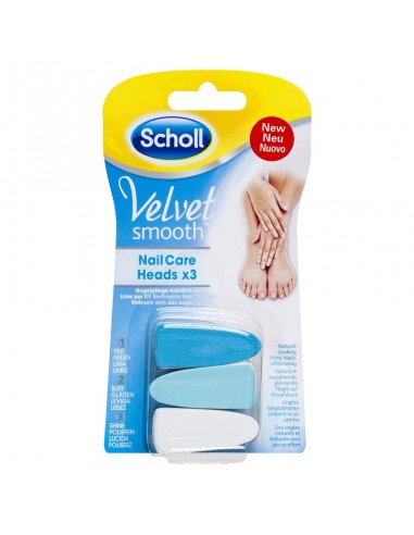 DR SCHOLL VELVET SMOOTH NAIL & CARE ΑΝΤΑΛΛΑΚΤΙΚΑ 2 τεμ