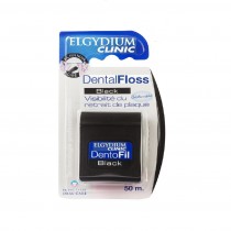 ELGYDIUM DENTAL FLOSS BLACK ΚΗΡΩΜΕΝΟ ΜΕ ΧΛΩΡΕΞΙΔΙΝΗ 50m